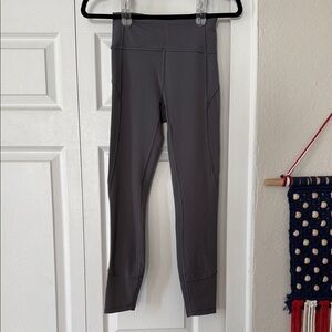 Lululemon Gray High-Waisted Leggings